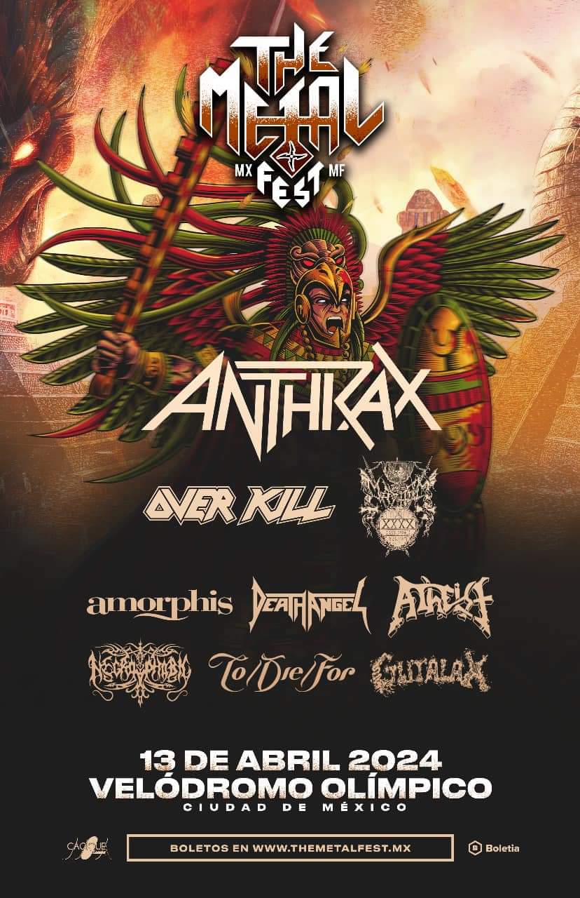 Cartel Final de THE METAL FEST MX