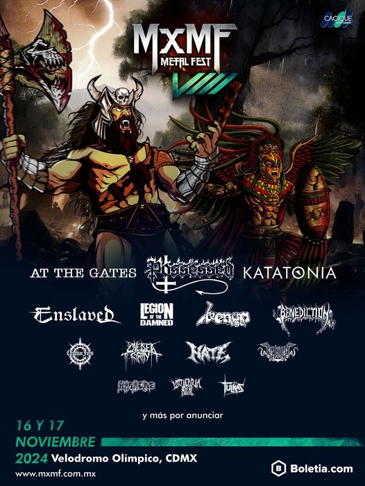 CHELSEA GRIN, MASACRE, TULKAS, URTIKARIA ANAL Y MÁS PARA EL MXMF 2024