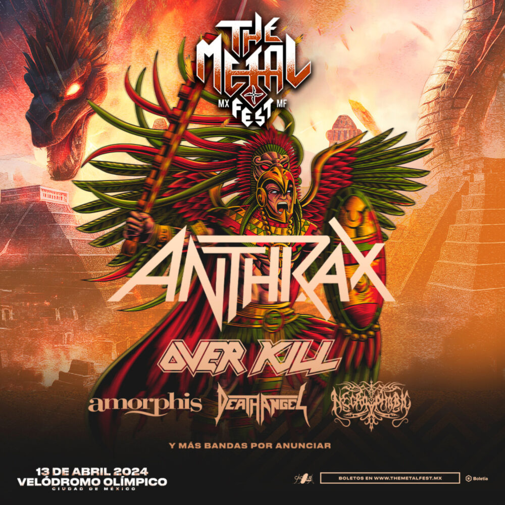 MXMF THE METAL FEST 2024, ANTHRAX COMO HEADLINER Y MÁS