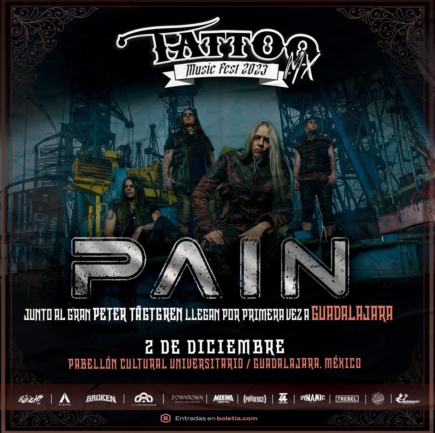 PAIN en el Tattoo Music Fest Mx 2023