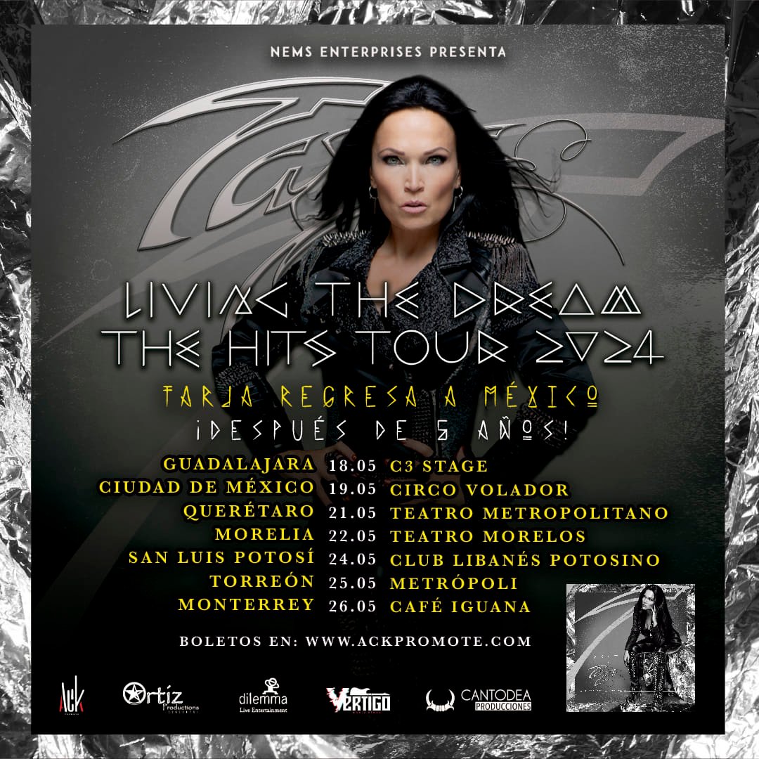Tarja regresa a Mexico!